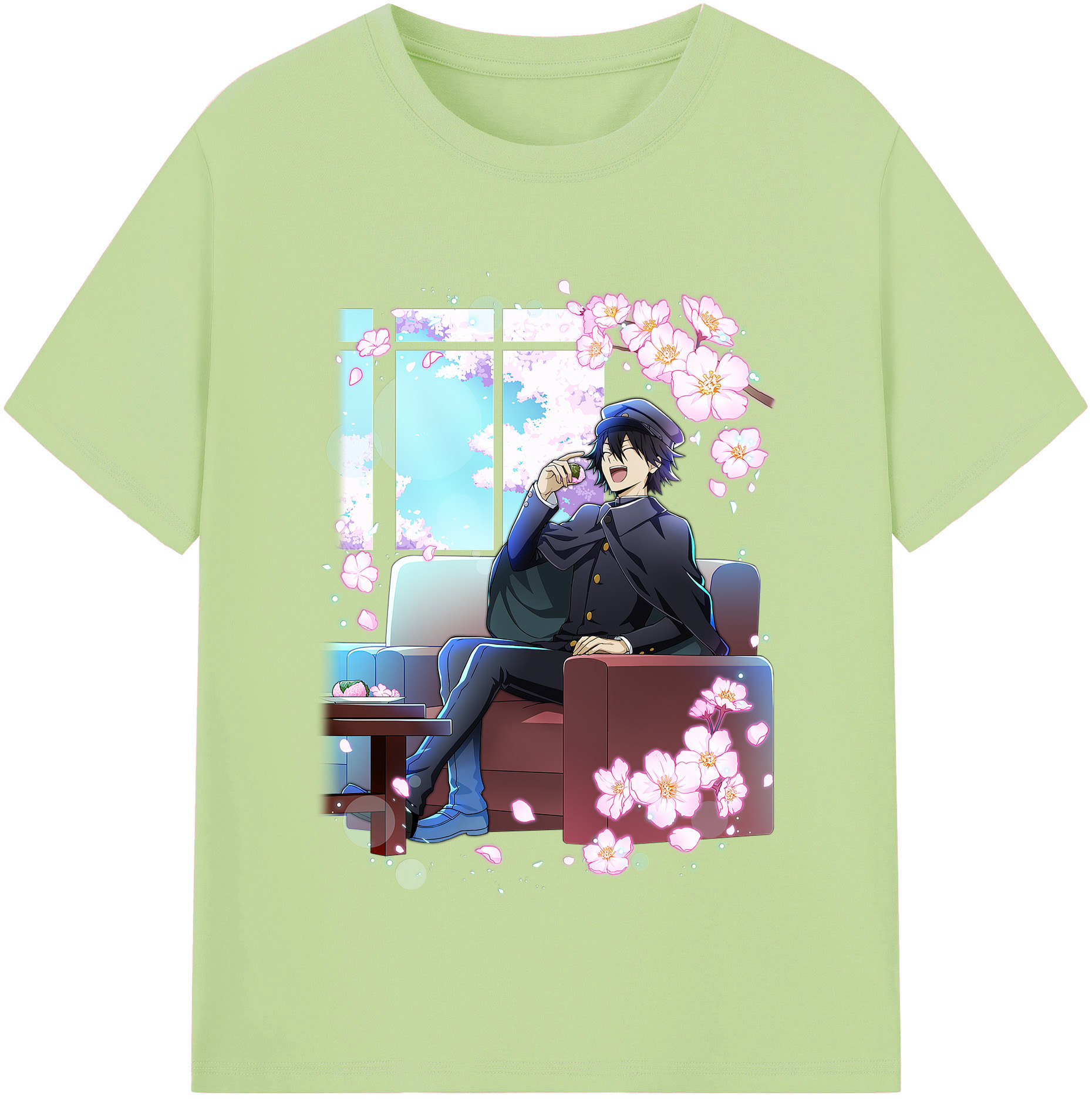 （画像用） 文豪ストレイドッグス Bungo Stray Dogs 綿100％半袖Tシャツ（フロントプリント）